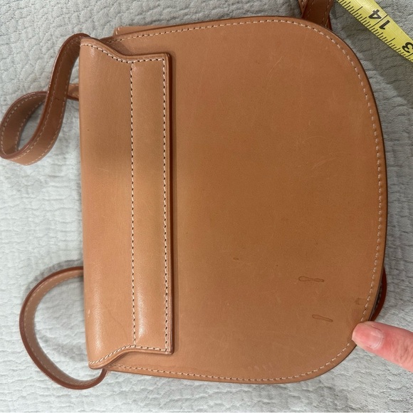 Yves Saint Laurent Kaia Tan Medium Leather Crossbody Bag - Picture 11 of 13